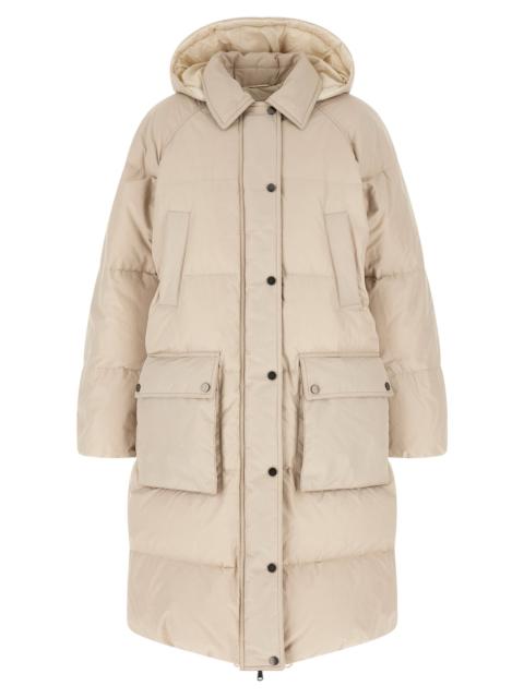 Brunello Cucinelli Brunello Cucinelli Women 'Shiny Zipper Pull' Down Jacket