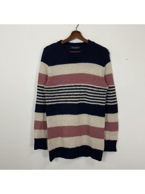 Other Designers Coloured Cable Knit Sweater - Vintage Again Mode Drawstring Honeycomb Knitwear Sweater
