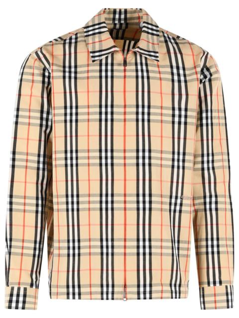 Burberry Burberry Beige Cotton And Linen Shirt Men