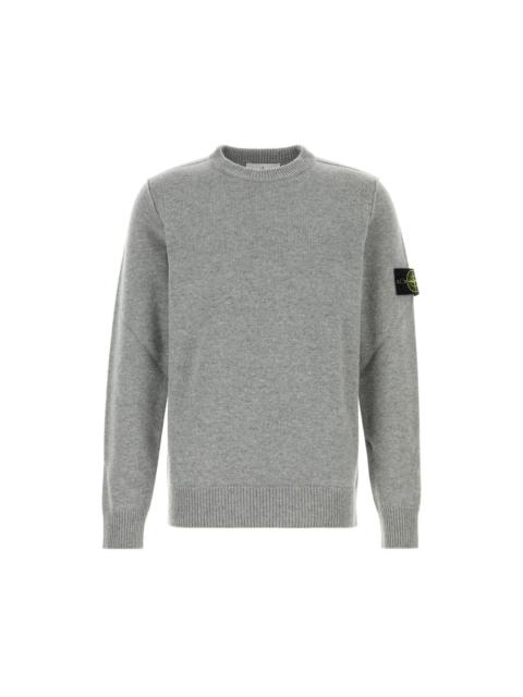 Stone Island STONE ISLAND Grey Wool Blend Sweater New & Authentic (Men's