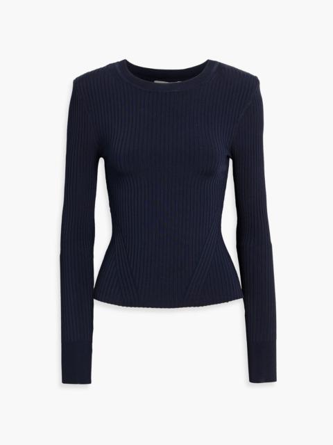 VERONICA BEARD Acara ribbed-knit top