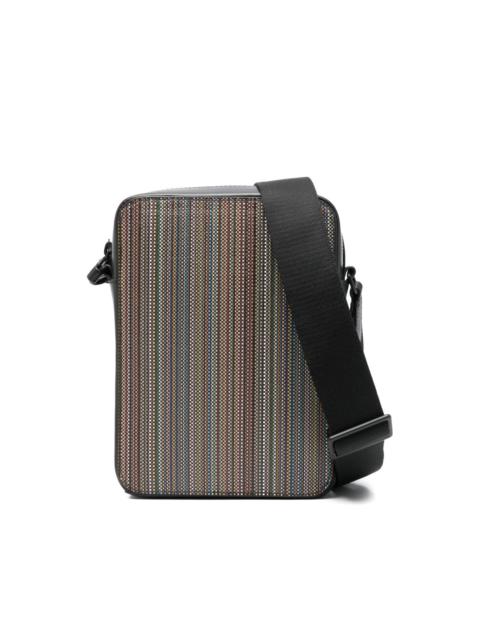 Signature Stripe messenger bag