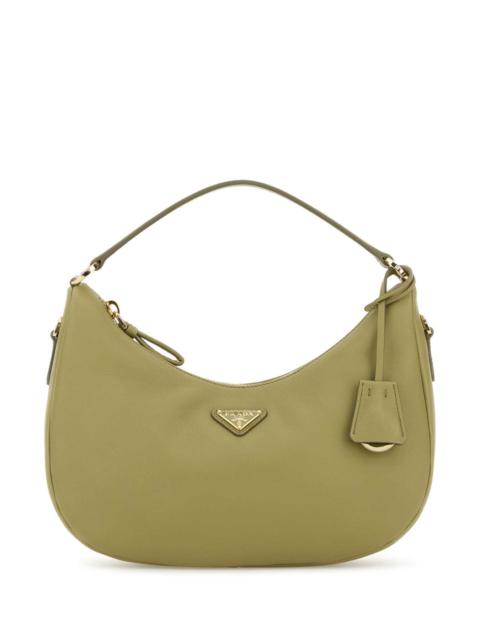 Prada Prada Women Sage Green Leather Handbag