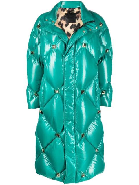 PHILIPP PLEIN quilted studded padded coat