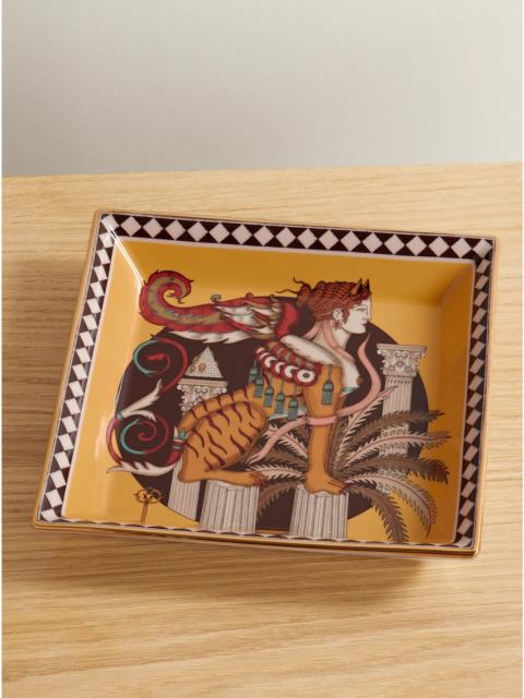 La DoubleJ Gold-plated Porcelain Trinket Tray