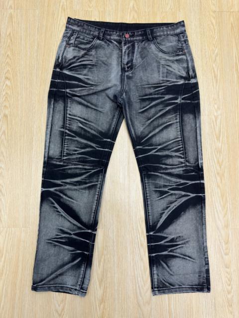 Other Designers Japanese Brand - Parva Milano Sketch Design Distressed Denim-J730