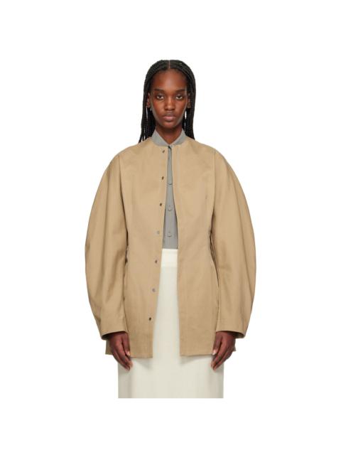 AURALEE Tan Washed Finx Chino Half Coat