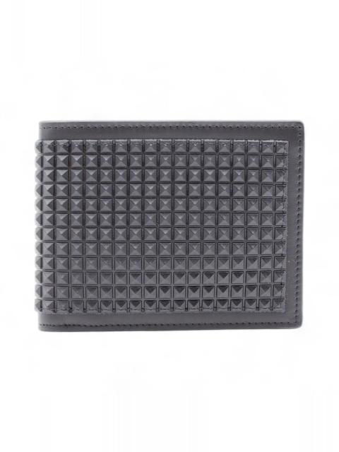 Giuseppe Zanotti Studded Leather Bifold Men's Wallet in Black - NIB $449