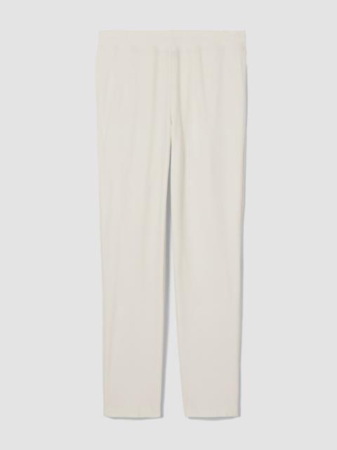 EILEEN FISHER Washable Stretch Crepe Slim Pant
