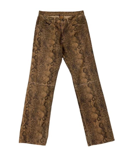 PPFM Japanese Brand PPFM Snake Print Pants