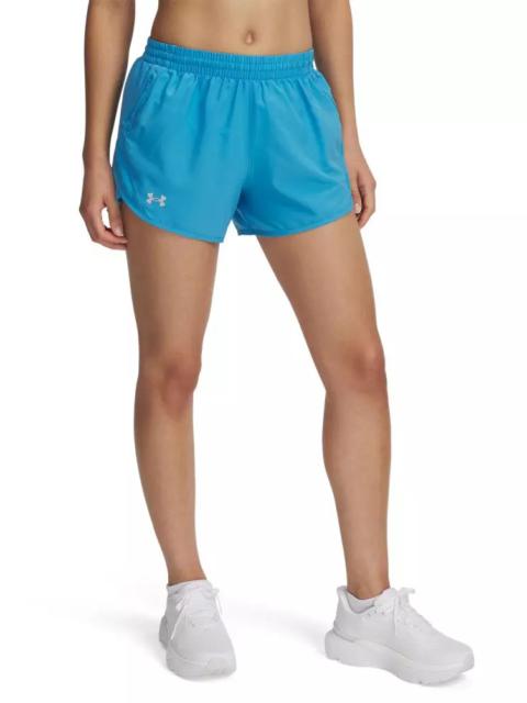 Under Armour Women's Fly-By 3" Shorts -Blue
