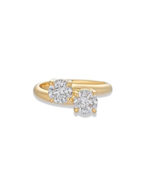 STONE AND STRAND LAB-Created Diamond Moi Et Toi Ring