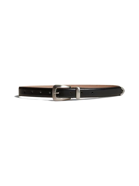 KHAITE Khaite The Benny Leather Belt in Black 200 at Nordstrom