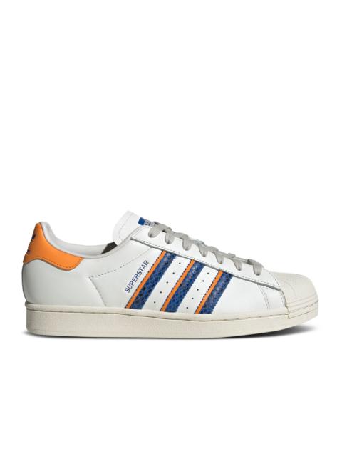 adidas SUPERSTAR 'WHITE ORANGE RUSH SNAKESKIN'
