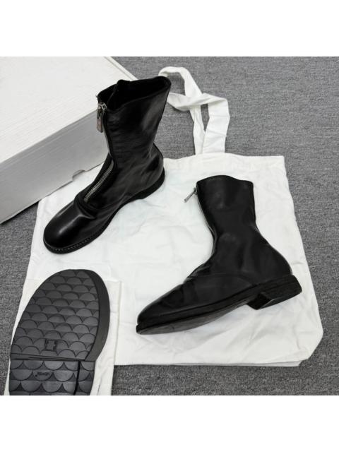 Guidi Guidi 310 black front zip leather boots