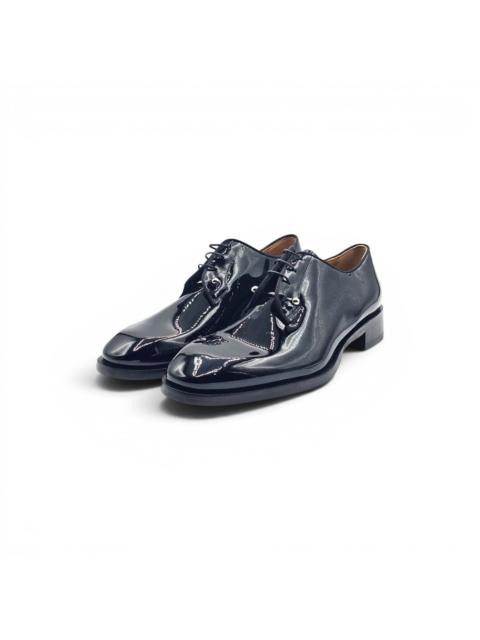 Christian Louboutin Chambeliss Patent Leather Derby Shoes Black EU 41.5 US 8.5