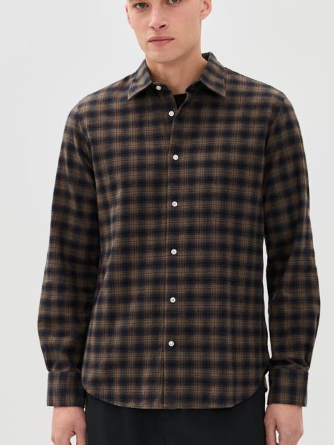 OFFICINE GÉNÉRALE Giacomo Brushed Co Check Shirt