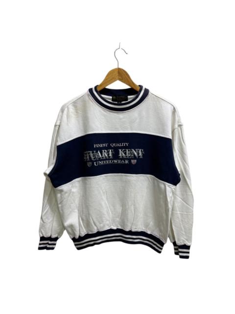 Other Designers Vintage 90s Stuart Kent Embroidery Logo Cropped Sweatshirt