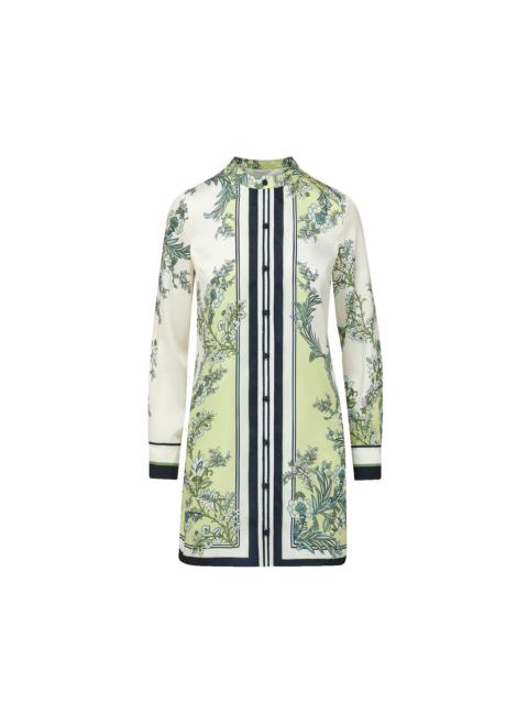 VERONICA BEARD CARSTOWE SCARF-PRINT MINI DRESS