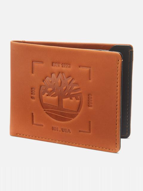 Timberland Men's Two-Tone Billfold with Back ID