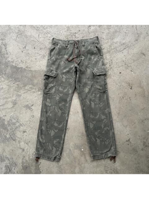 Other Designers Vintage - Vintage Japanese Flare Camo Multipocket Tactical Cargo Pants