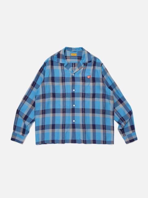 Human Made OPEN COLLAR CHECK SHIRT