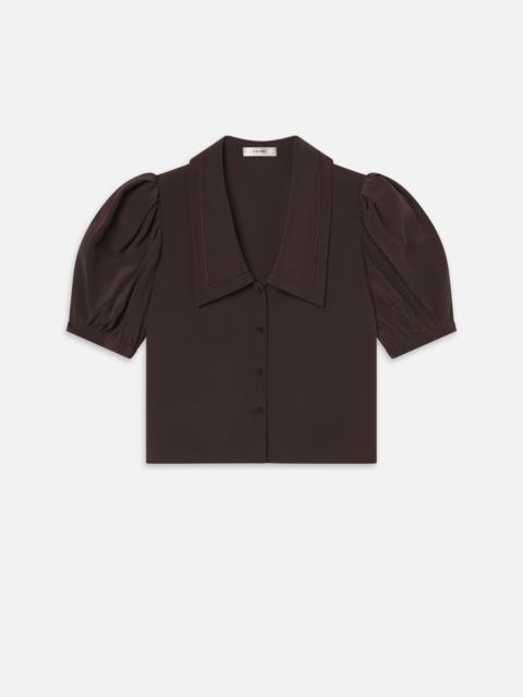 FRAME The Sailor Blouse in Coffee