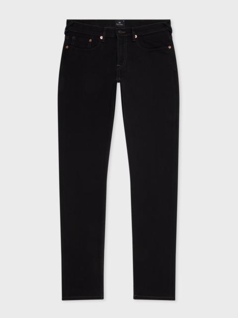 Paul Smith Tapered-Fit 'Organic Black Stretch' Jeans