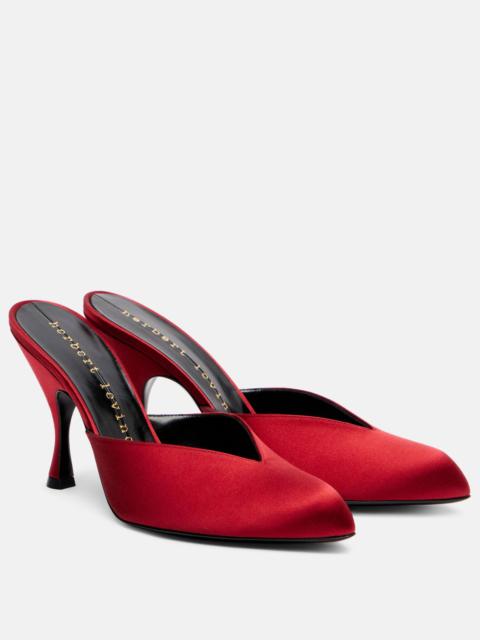 herbert levine Sitting Pretty 95 satin mules