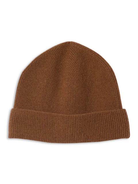 Sandro Cashmere Ribbed Turn Up Beanie