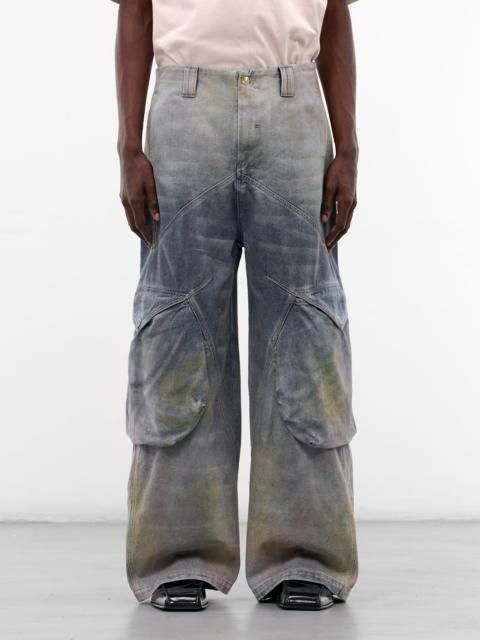 NAMESAKE Felix Gradient Cotton Cargo Jeans