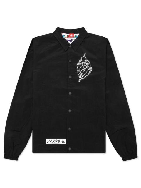 ICECREAM REVERSIBLE VIVID JACKET - BLACK