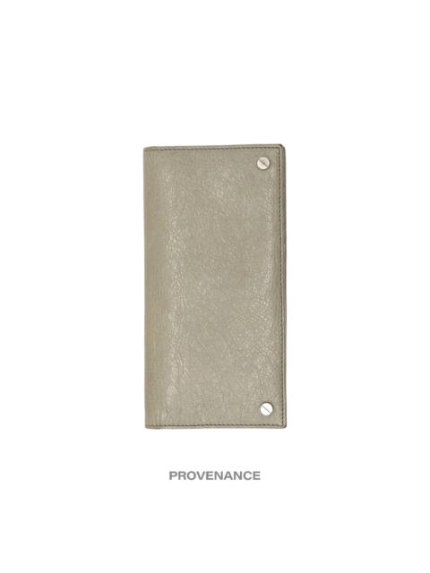 BALENCIAGA Balenciaga Screw Stud Long Wallet - Chalk
