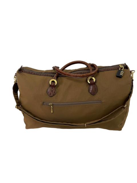 BALENCIAGA BALENCIAGA Boston Bag Handbag Nylon Brown Excellent