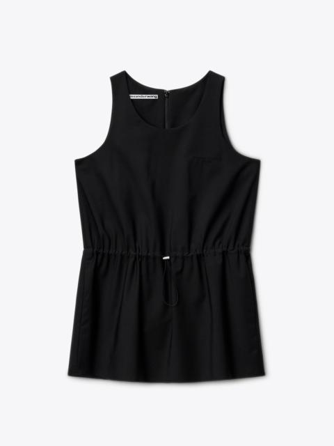 Alexander Wang Ruched Waist Mini Dress