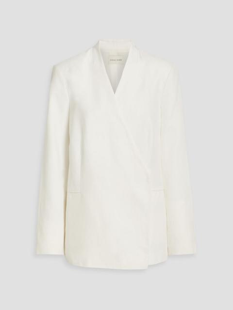 Loulou de Saison Lahari twill blazer