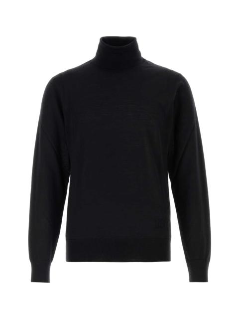 Dolce & Gabbana Black Wool Sweater