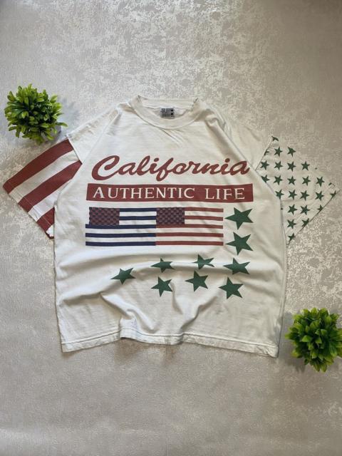 Other Designers Vintage California Authentic Life All Over Print USA Flag