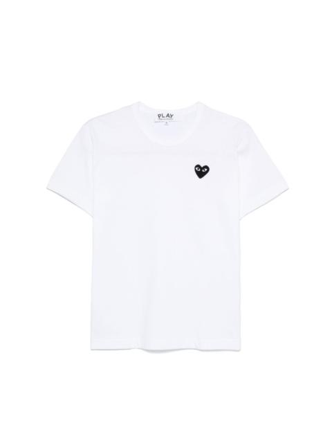 heart-patch T-shirt