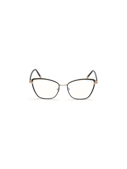 TOM FORD Tom Ford Demo Cat Eye Ladies Eyeglasses FT5740-B 001 54