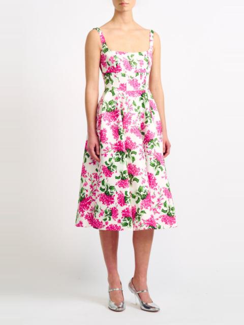 EMILIA WICKSTEAD Madeline Floral Midi Dress print