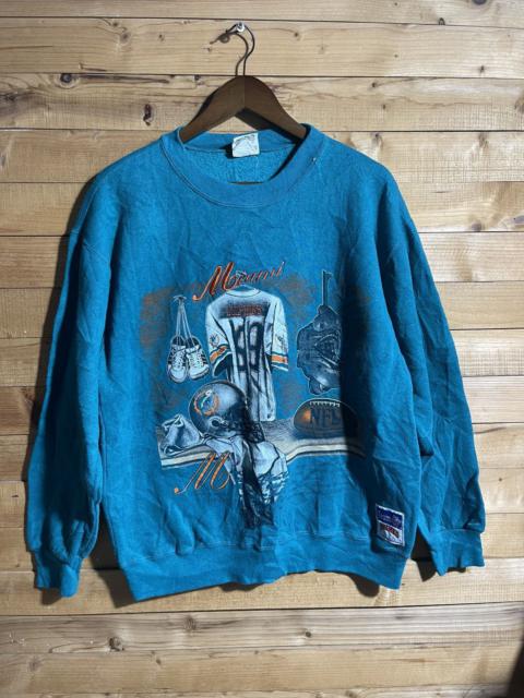Nutmeg - Vintage 90s miami dolphins NFL sweatshirt