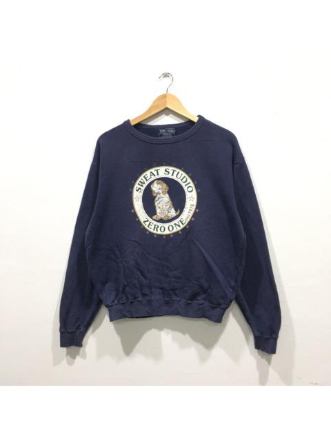 Vintage - Blue sweatshirt zero one