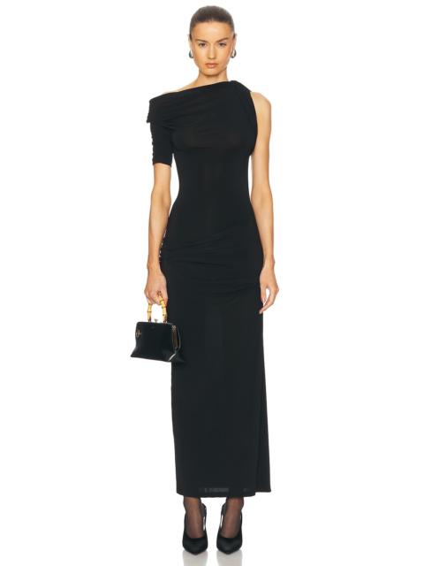 JACQUEMUS La Robe Drapeado