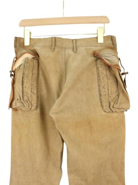 Kapital KAPITAL Leather Trim Pouch Rare Pant