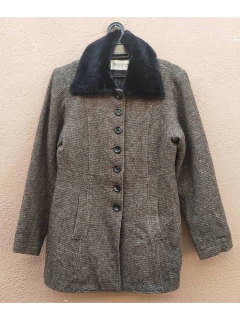 Other Designers Cashmere & Wool - Shelter Wool Fur Collar Jacket
