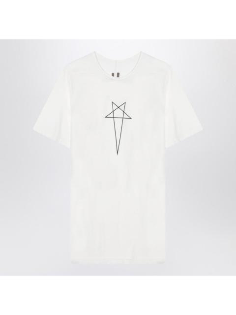 Rick Owens DRKSHDW Drkshdw Jumbo White T-Shirt With Logo Men
