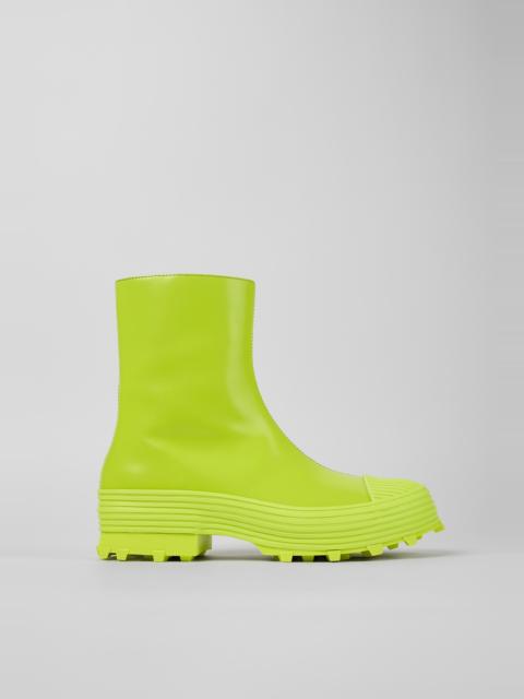 CAMPERLAB Green Leather Zip Boot