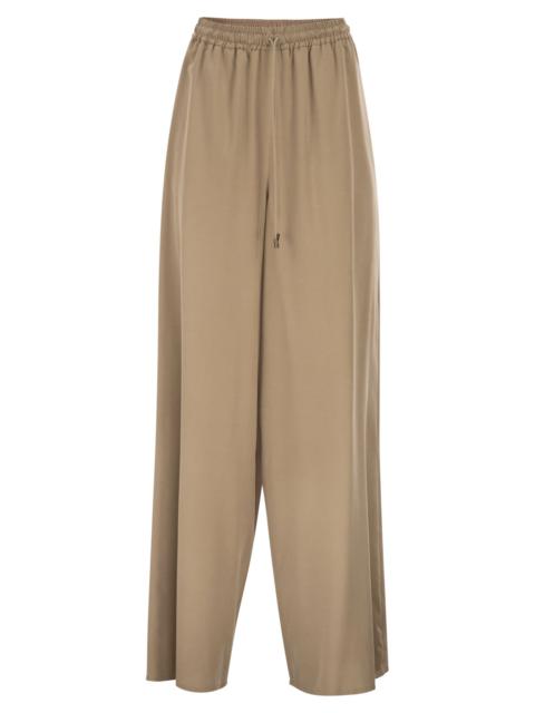 Max Mara Maxmara Women Mxmgenero - Wide-Leg Trousers In Washed Silk