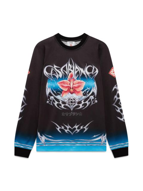 CASABLANCA Blade Long Sleeve Football Jersey | Casablanca Paris